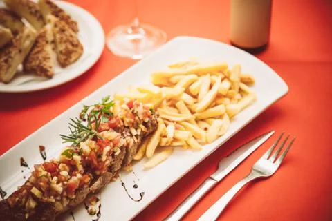 TUSCAN STEAK 스톡 사진