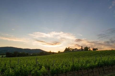 Tuscan Sunset Stock-Fotos