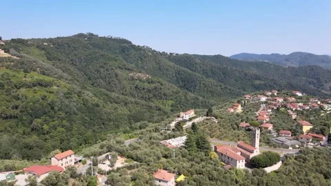 Tuscany Aerial View 01 Stock Footage
