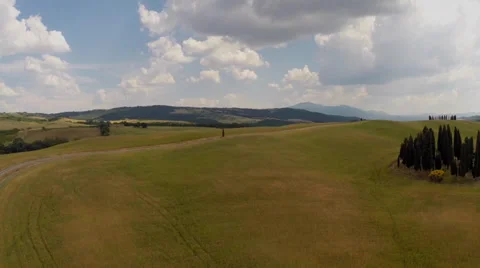 Tuscany aerial view Stock Footage 39478445