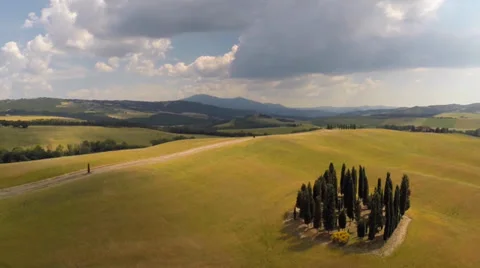 Tuscany aerial view Stock Footage 39478507