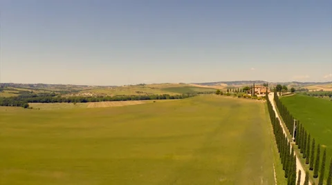 Tuscany aerial view Stock Footage 39595928