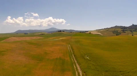Tuscany aerial view Stock Footage 39596507