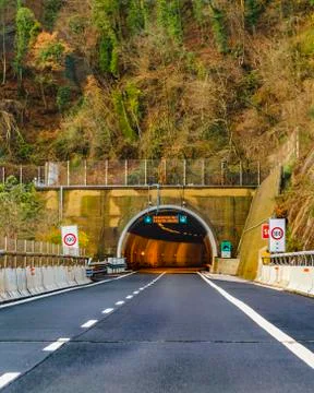 Tuscany Empty Highway Stock Photos