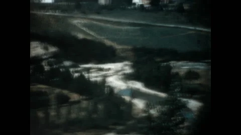 Tuscany Landscape 1966 Stock Footage 146052283