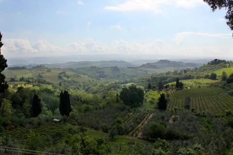 Tuscany landscape Stock Photos