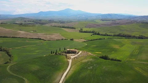 Tuscany landscapes Stock Footage 128890697