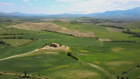 Tuscany landscapes Vídeos de archivo 128891722