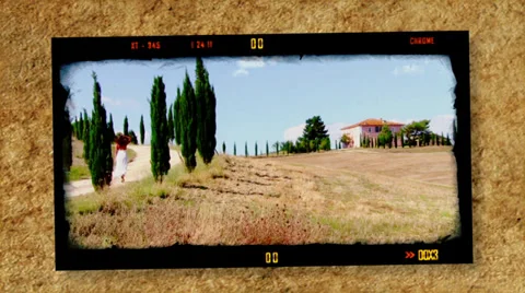 Tuscany montage 库存影片 33722857