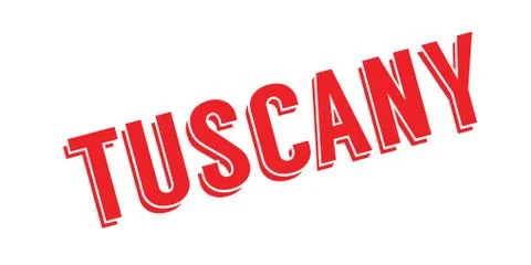Tuscany rubber stamp Stock Illustration
