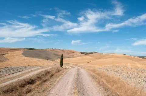 Tuscany, val d'orcia Stock Photos