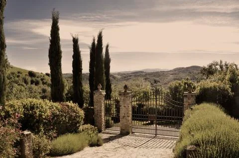 Tuscany View Stock-Fotos