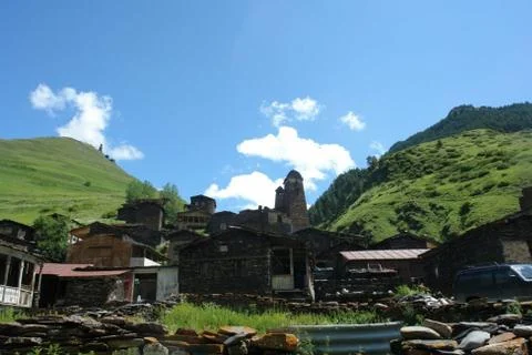 Tusheti Foto stock