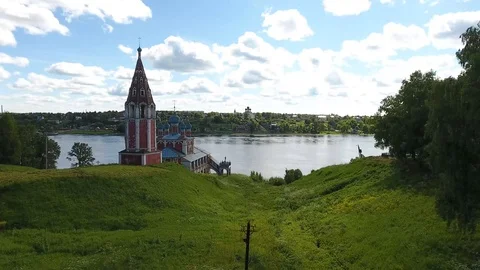 Tutaev on a Sunny day Stock Footage 101660319