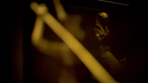 Tutankhamun Pull Focus Stock Footage 145989038
