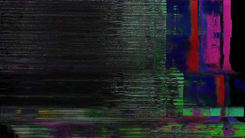 Tutor Glitch TV Static Noise Signal Problems Stock Footage 107412800