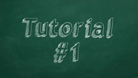 Tutorial #1 스톡 동영상 105156658
