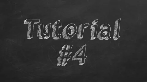 Tutorial 4. Animated Chalk Text. Vídeo Stock 106643489