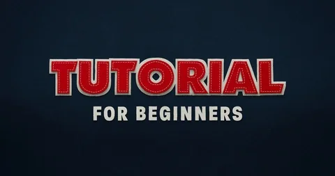 Tutorial for beginners. Intro. Stop motion animation Stock Footage 90428696