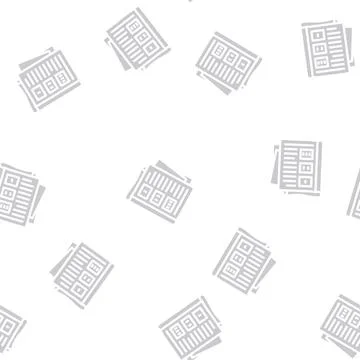 Tutorial book glyph vector seamless pattern Stock Illustration