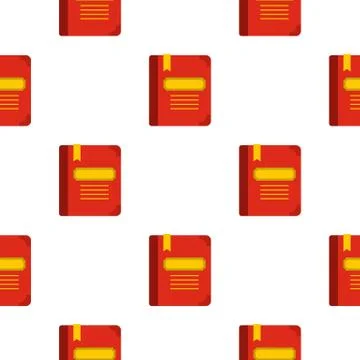 Tutorial with bookmark pattern flat Stockillustratie