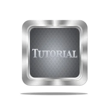 Tutorial button. イラスト素材