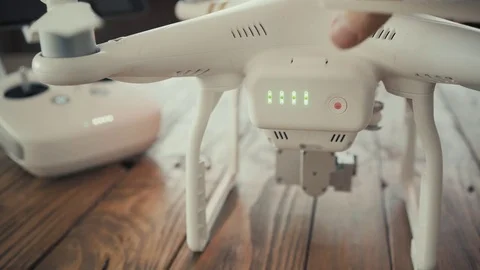 Tutorial of drone control Stock Footage 72649456