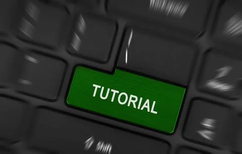 Tutorial (green key) 写真素材