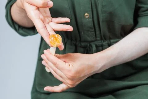 Tutorial hair removing sugaring, depilation, waxing Stock Photos
