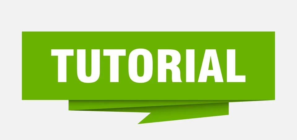 Tutorial Illustrazione stock