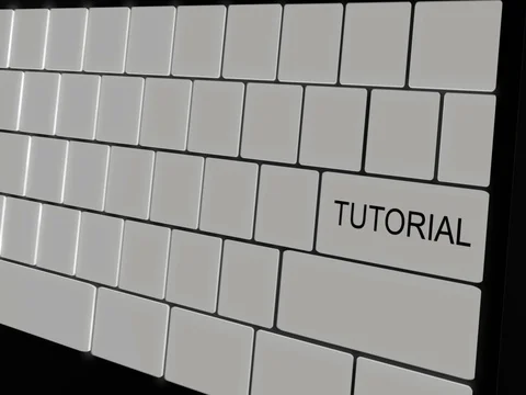 Tutorial-Key Concept 4K 3D animation green and dark Stock Footage 73722557