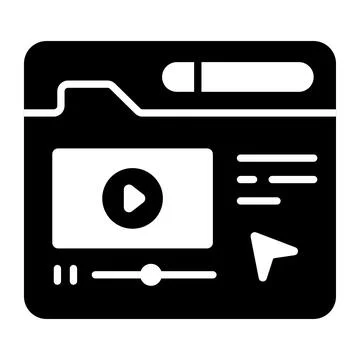 Tutorial, learning, video Modern concepts flat design, Premium quality vect.. Stock Illustration