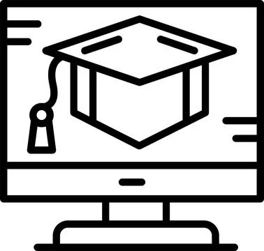 Tutorial Line Icon Design Stock Illustration