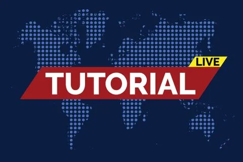 Tutorial live Stock Illustration