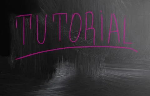 Tutorial Foto stock