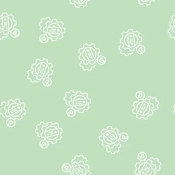 Tutorial processing line seamless pattern Stock Illustration