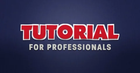 Tutorial for professionals. Intro. Stop motion animation 스톡 동영상 90428601