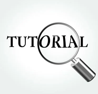 Tutorial theme illustration Stock Illustration