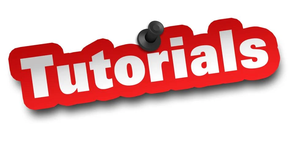 Tutorials concept 3d illustration isolated Illustrazione stock