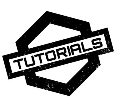 Tutorials rubber stamp Stock Illustration
