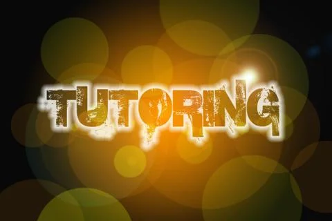 Tutoring concept Stock Illustration