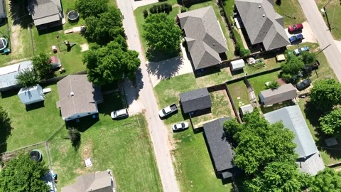 Tuttle Oklahoma Aerial 05 Stock Footage 276435883
