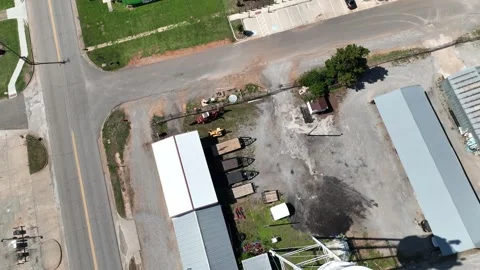 Tuttle Oklahoma Aerial 08 Stock Footage 276435882