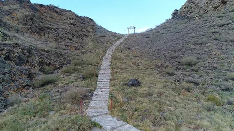 Tuva-steps Stock Footage 122575006