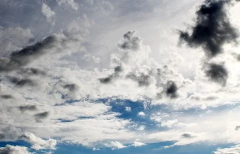 Tuva, the sun through the clouds, Sunny day Stock Photos