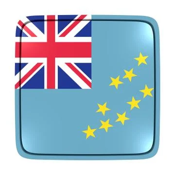 Tuvalu flag icon Stock Illustration