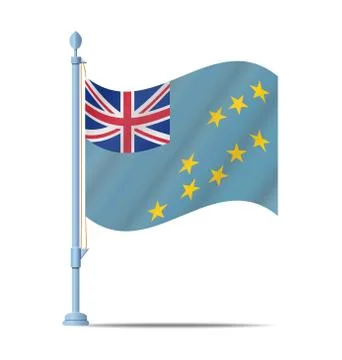 Tuvalu flag Stock Illustration