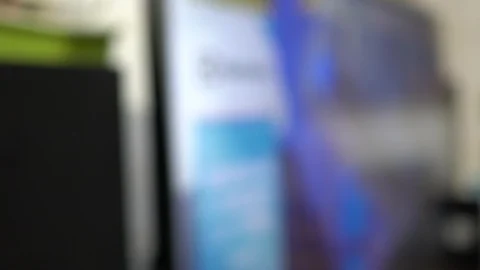 TV and remote control Stock Footage 99361660