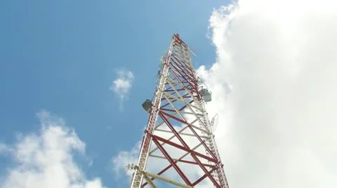 TV antenna - 25p Stock Footage 9865195