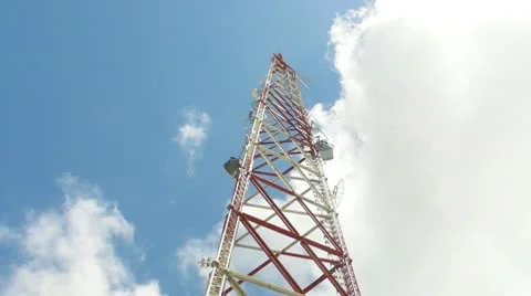 TV antenna - 30p Stock Footage 9869474